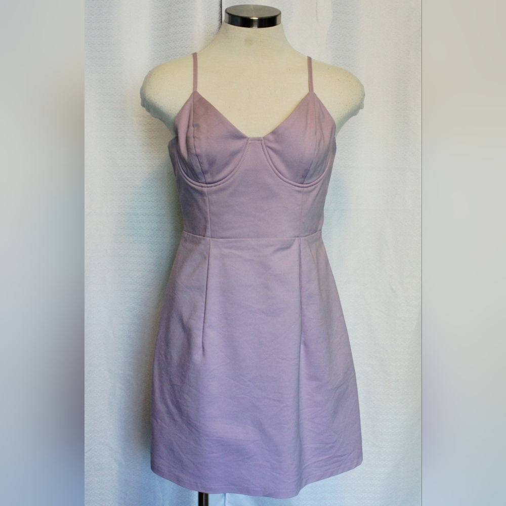 Princess Polly Pastel Purple Mini Dress Size 8 - Homecoming